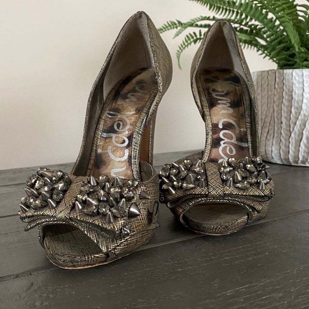 👠Sam Edelman Peep Toe Heels👠